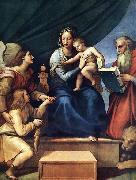 RAFFAELLO Sanzio Madonna with the Fish oil painting artist